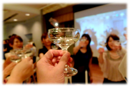 披露宴のテーブル