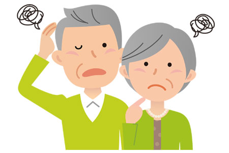 両親の寂しい顔